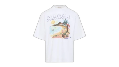 Marni Printed T-shirt White